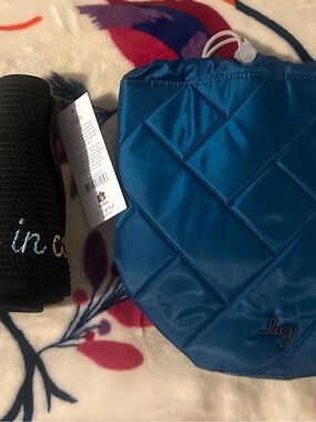 NWT Bimini Sun Visor and EUC Tumbler Pouch
